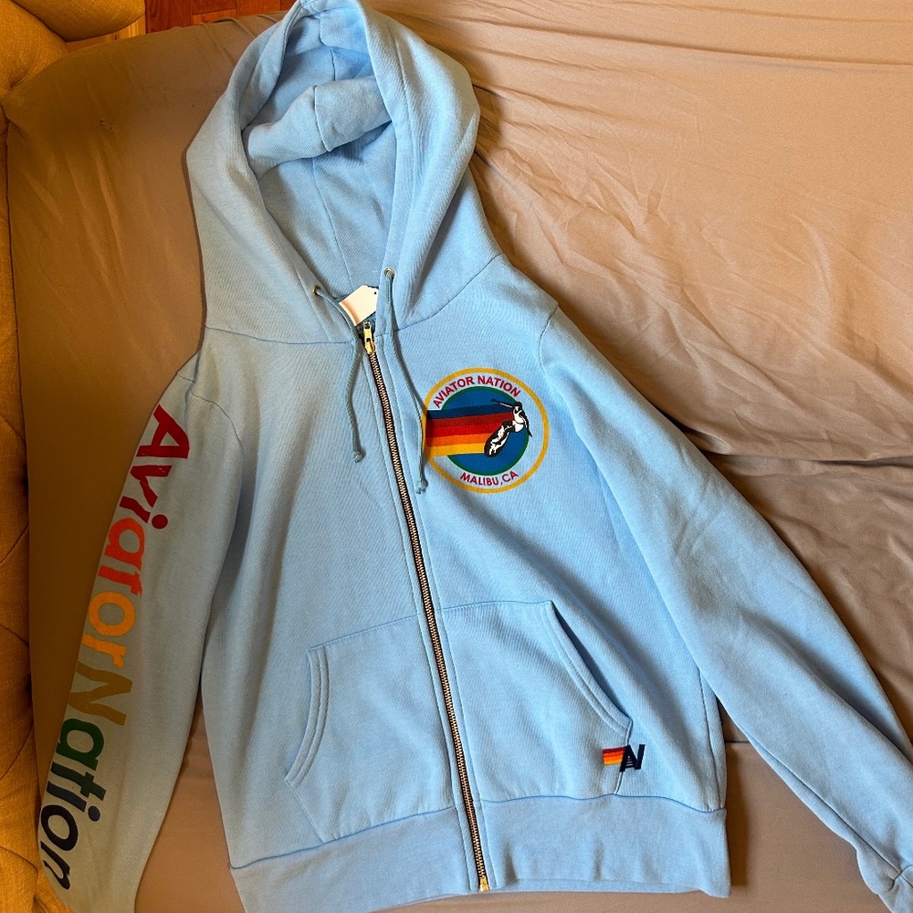 AVIATOR NATION HOODIE SKY